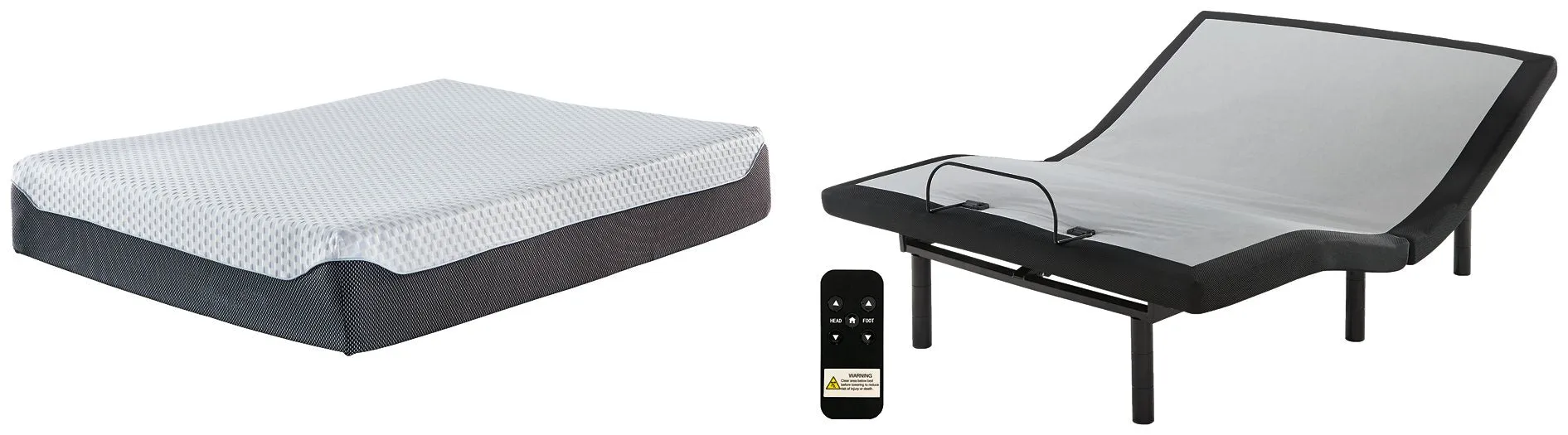 12 Inch Chime Elite Adjustable Base with Mattress