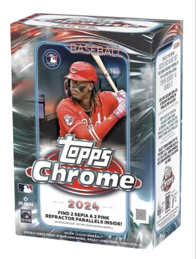 2024 Topps Chrome Baseball 7-Pack Blaster Box