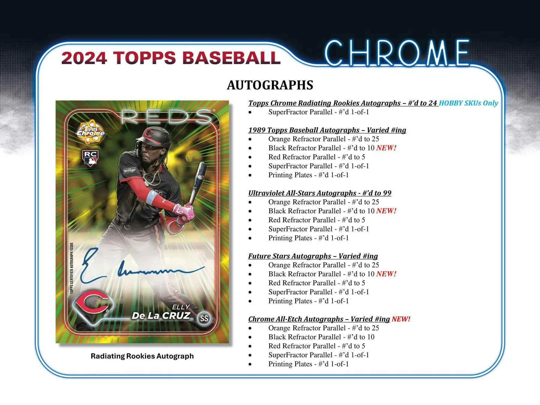 2024 Topps Chrome Baseball Hobby Jumbo Box