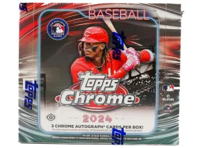 2024 Topps Chrome Baseball Hobby Jumbo Box