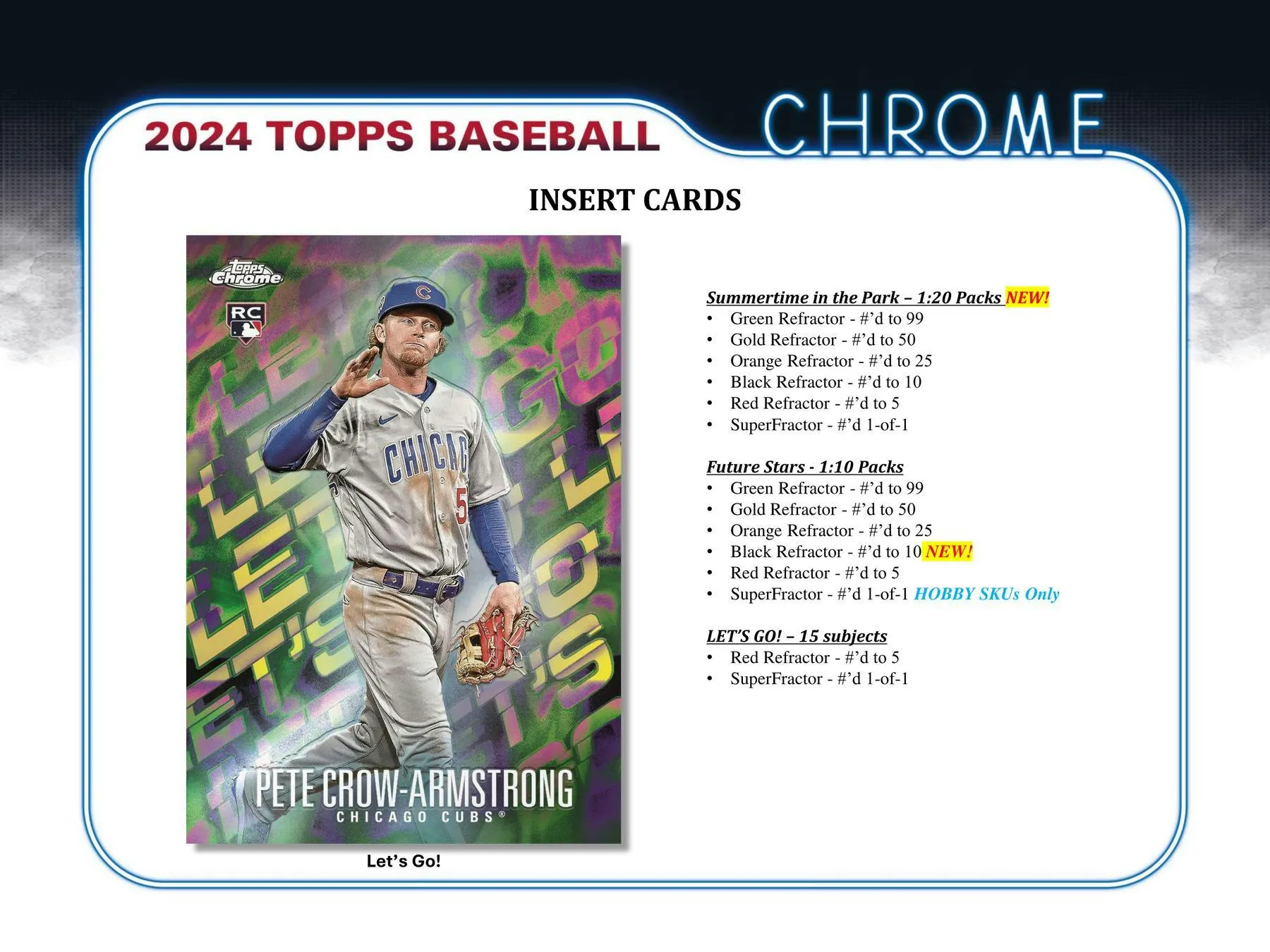 2024 Topps Chrome Baseball Hobby Jumbo Box