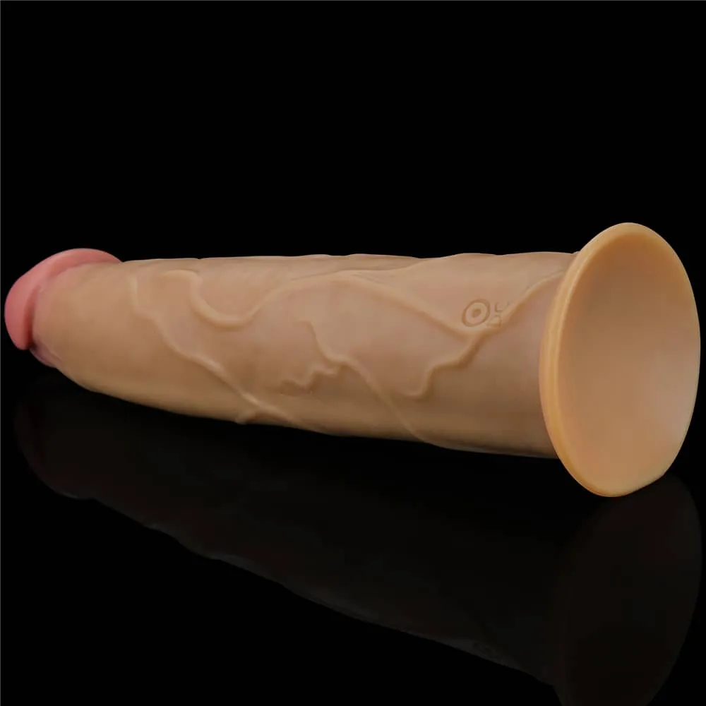 9.0'' Dual Density Platinum Silicone Dildo