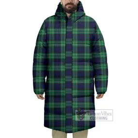 Abercrombie Tartan Long Down Jacket