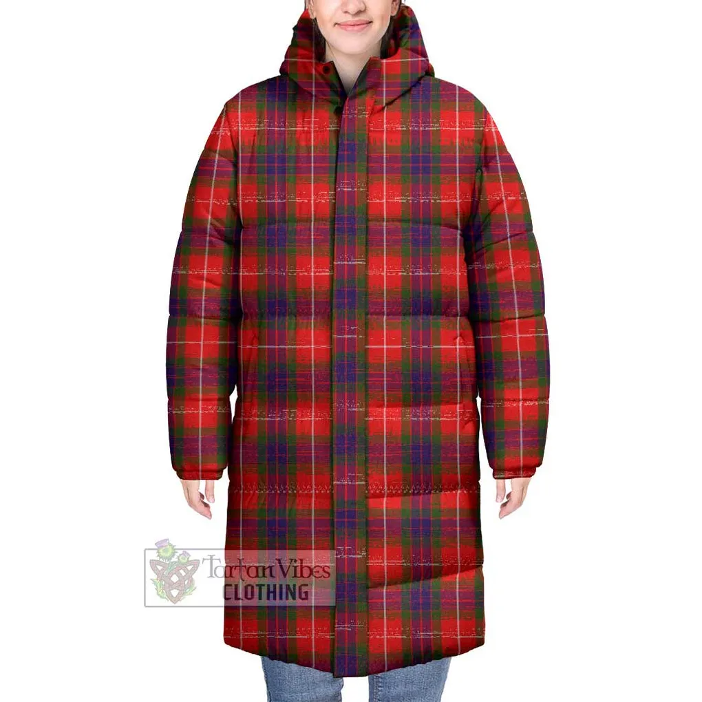 Abernethy Tartan Long Down Jacket