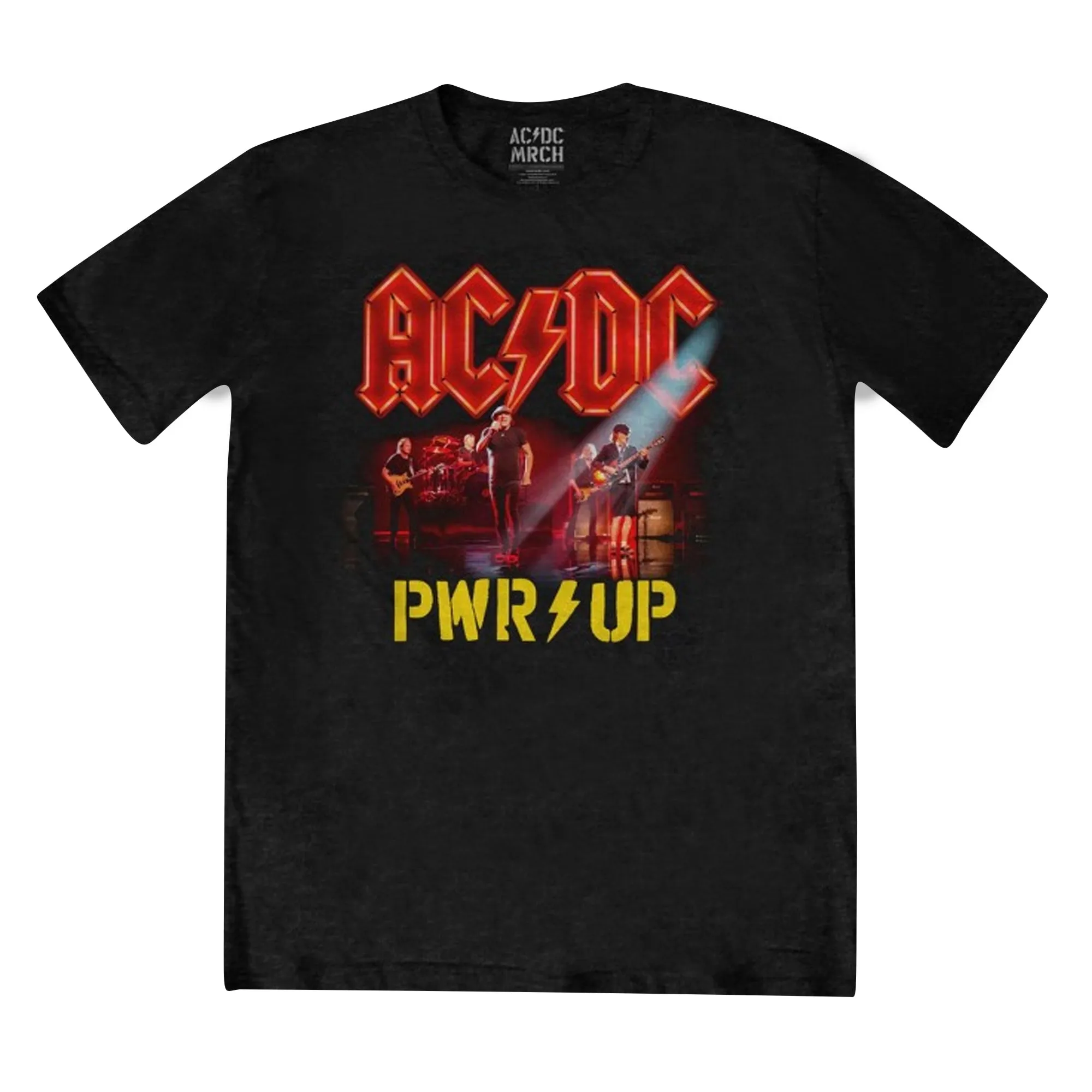 AC/DC Unisex Adult Live Neon T-Shirt