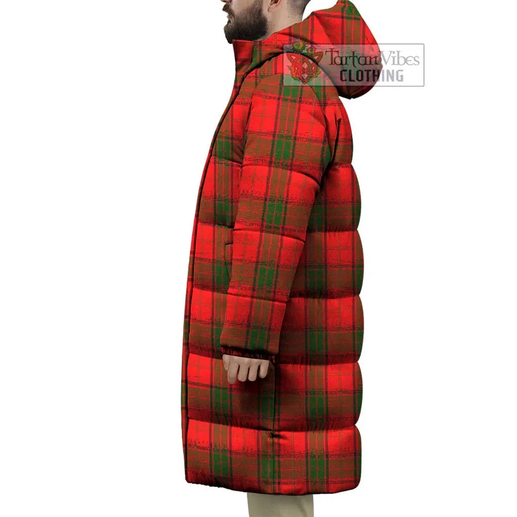 Adair Tartan Long Down Jacket