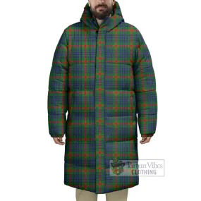 Aiton Tartan Long Down Jacket