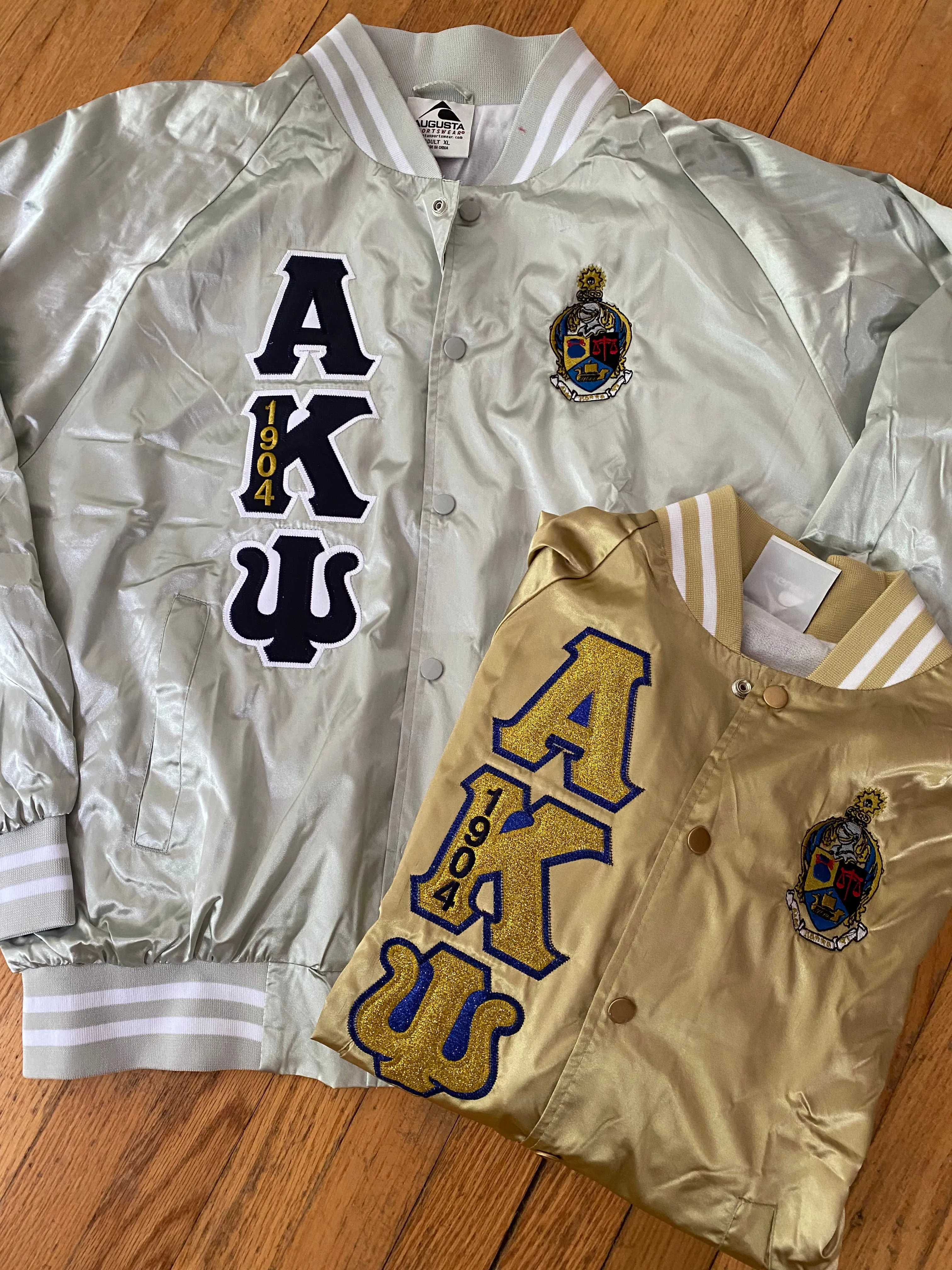 Alpha Kappa Psi - Satin Bomber Jacket