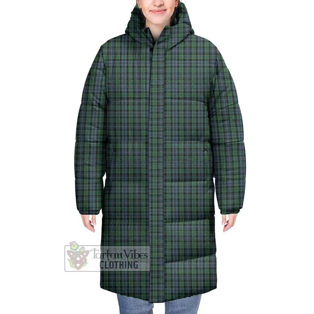 Arbuthnot Tartan Long Down Jacket