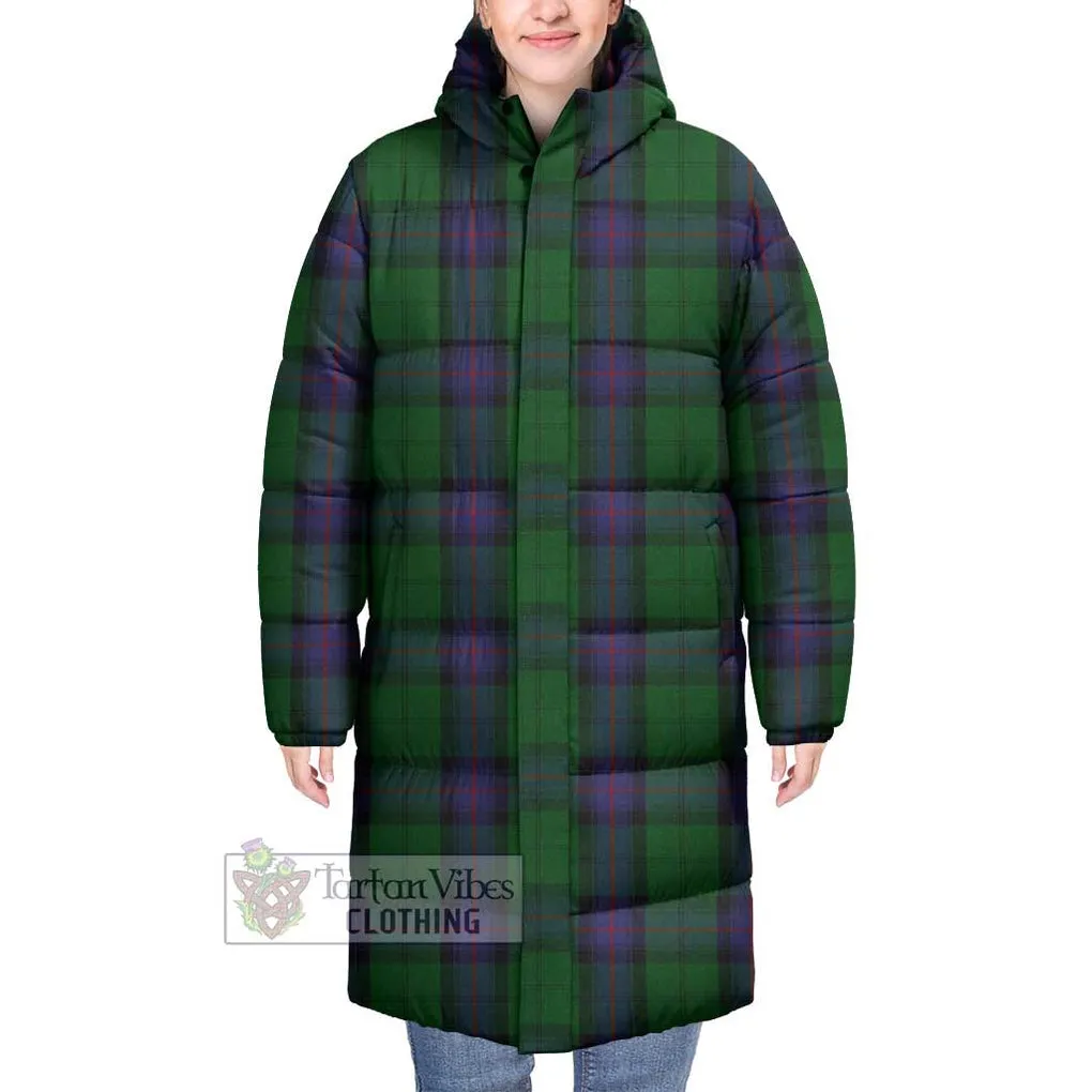 Armstrong Tartan Long Down Jacket