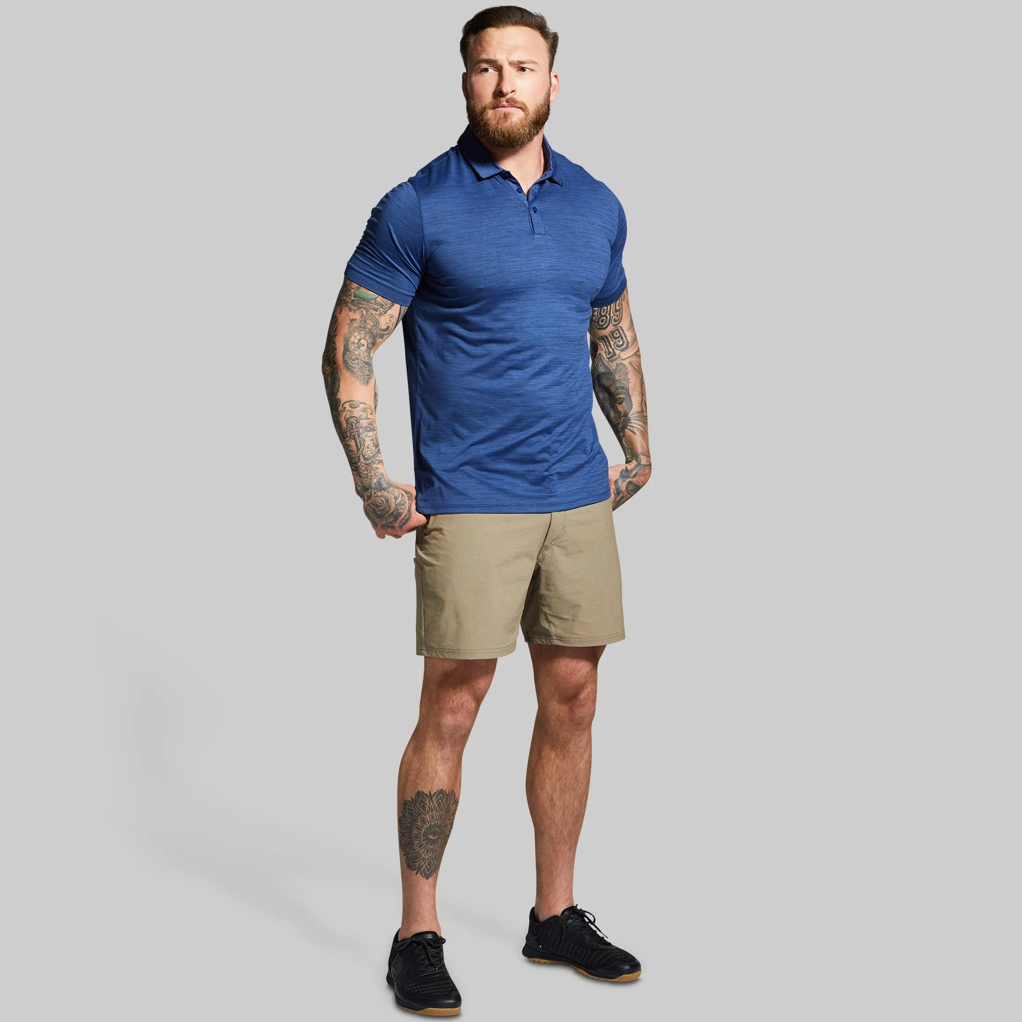 Athleisure Polo (Navy)