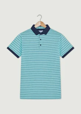 Audley Polo Shirt - Aqua