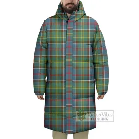 Ayrshire District Tartan Long Down Jacket