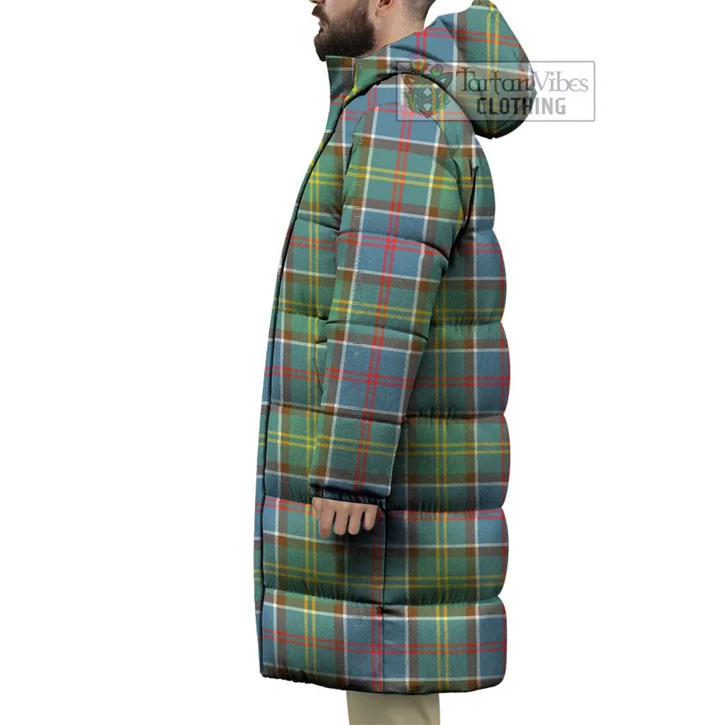 Ayrshire District Tartan Long Down Jacket