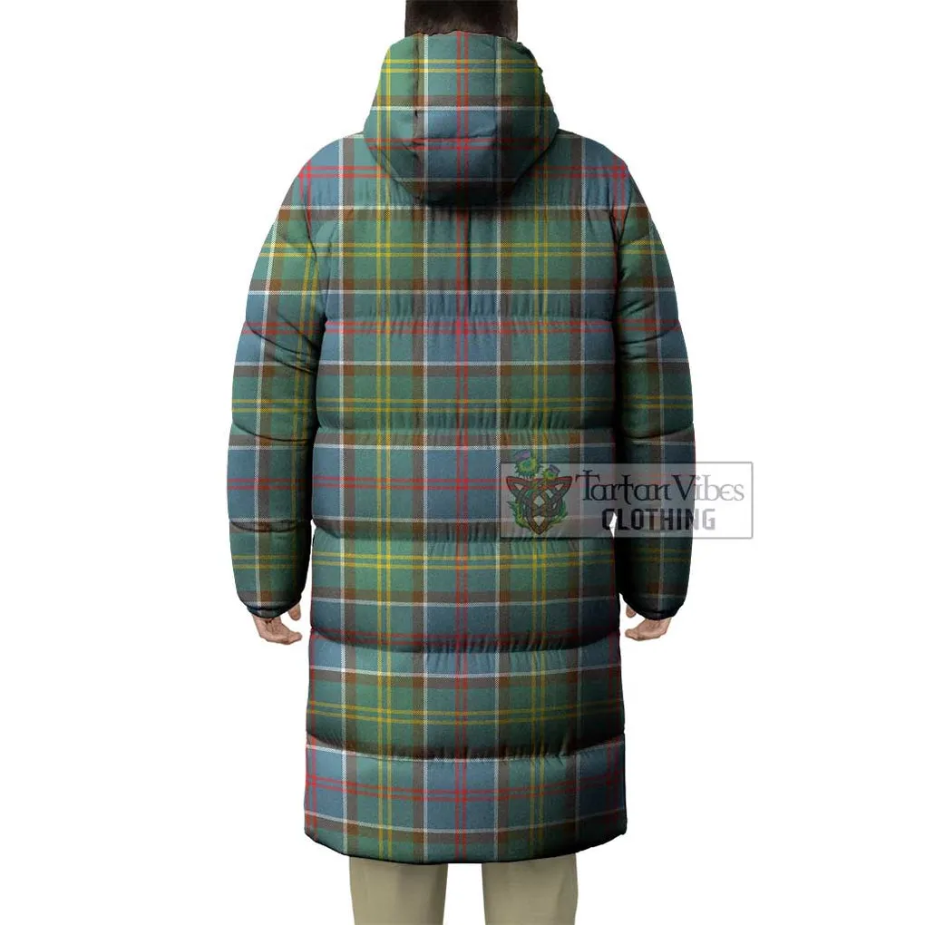 Ayrshire District Tartan Long Down Jacket