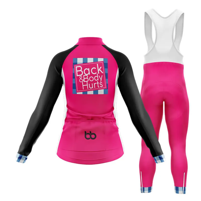 Back & Body Hurts (V2-Pink) Club Cycling Kit