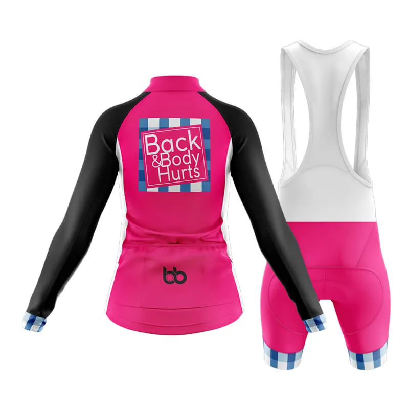 Back & Body Hurts (V2-Pink) Club Cycling Kit