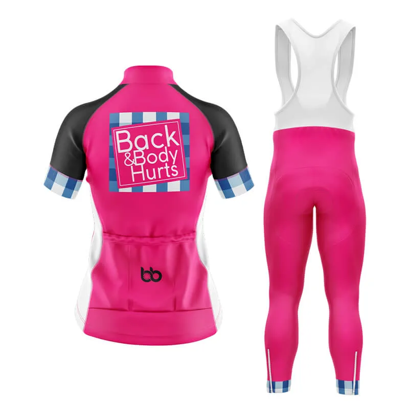 Back & Body Hurts (V2-Pink) Club Cycling Kit