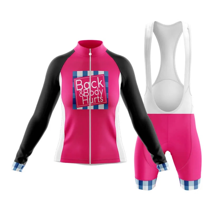 Back & Body Hurts (V2-Pink) Club Cycling Kit