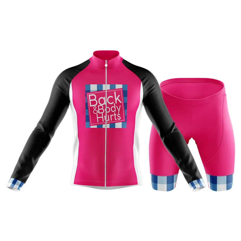 Back & Body Hurts (V2-Pink) Club Cycling Kit