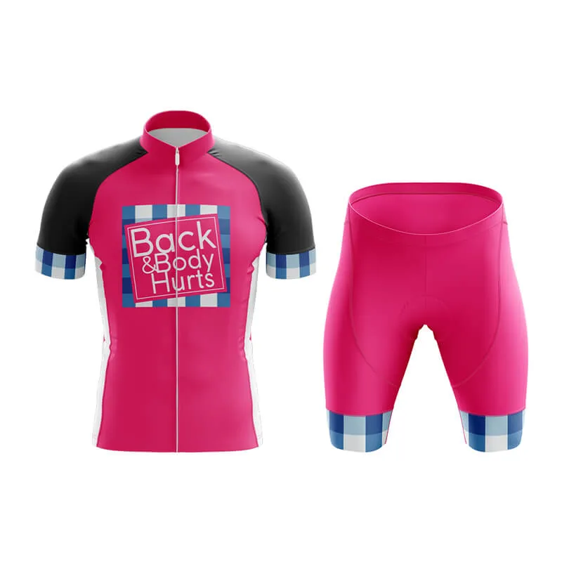 Back & Body Hurts (V2-Pink) Club Cycling Kit