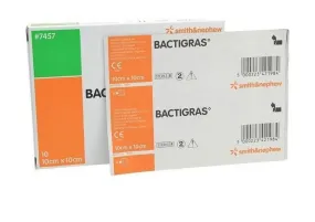 Bactigras Dressing 10cm x 10cm - Pack of 10