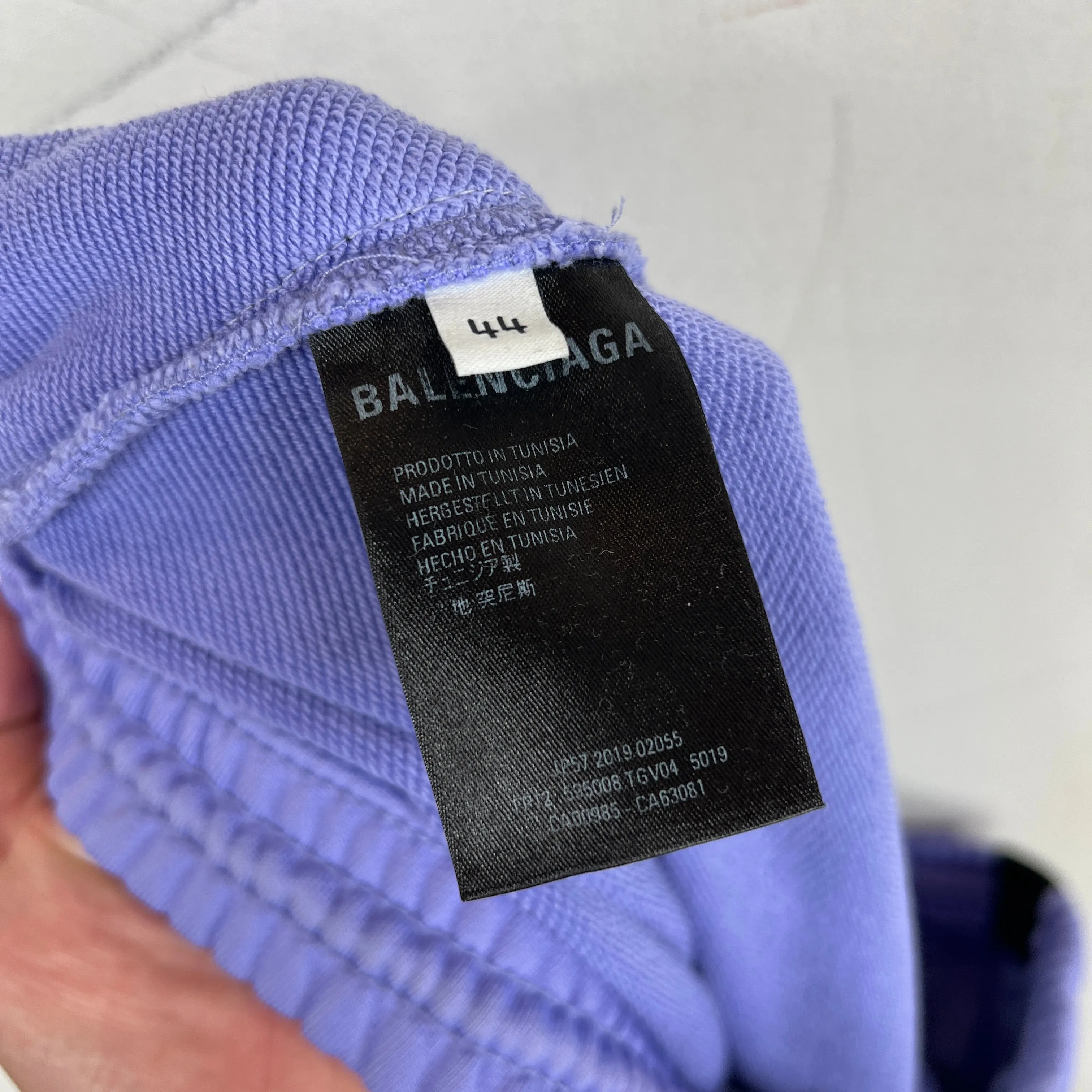 Balenciaga BB Purple Track Pants