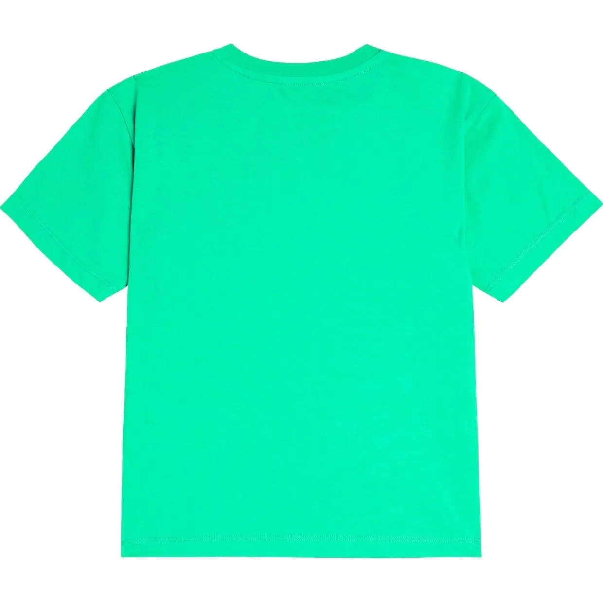 Balmain Kids Contrast Logo Green T-Shirt