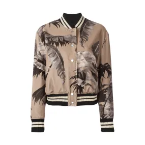 BANANA LEAF BOMBER JACKET