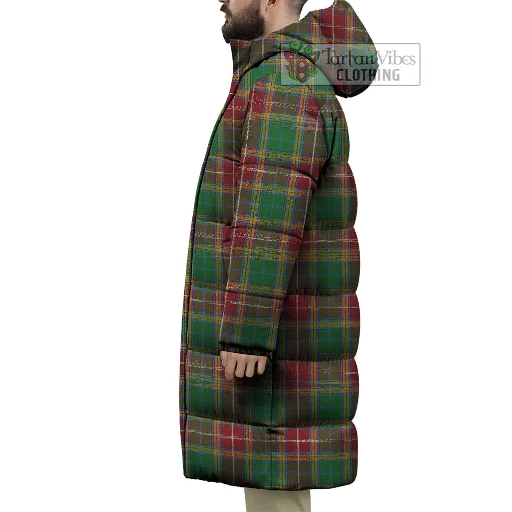 Baxter Tartan Long Down Jacket