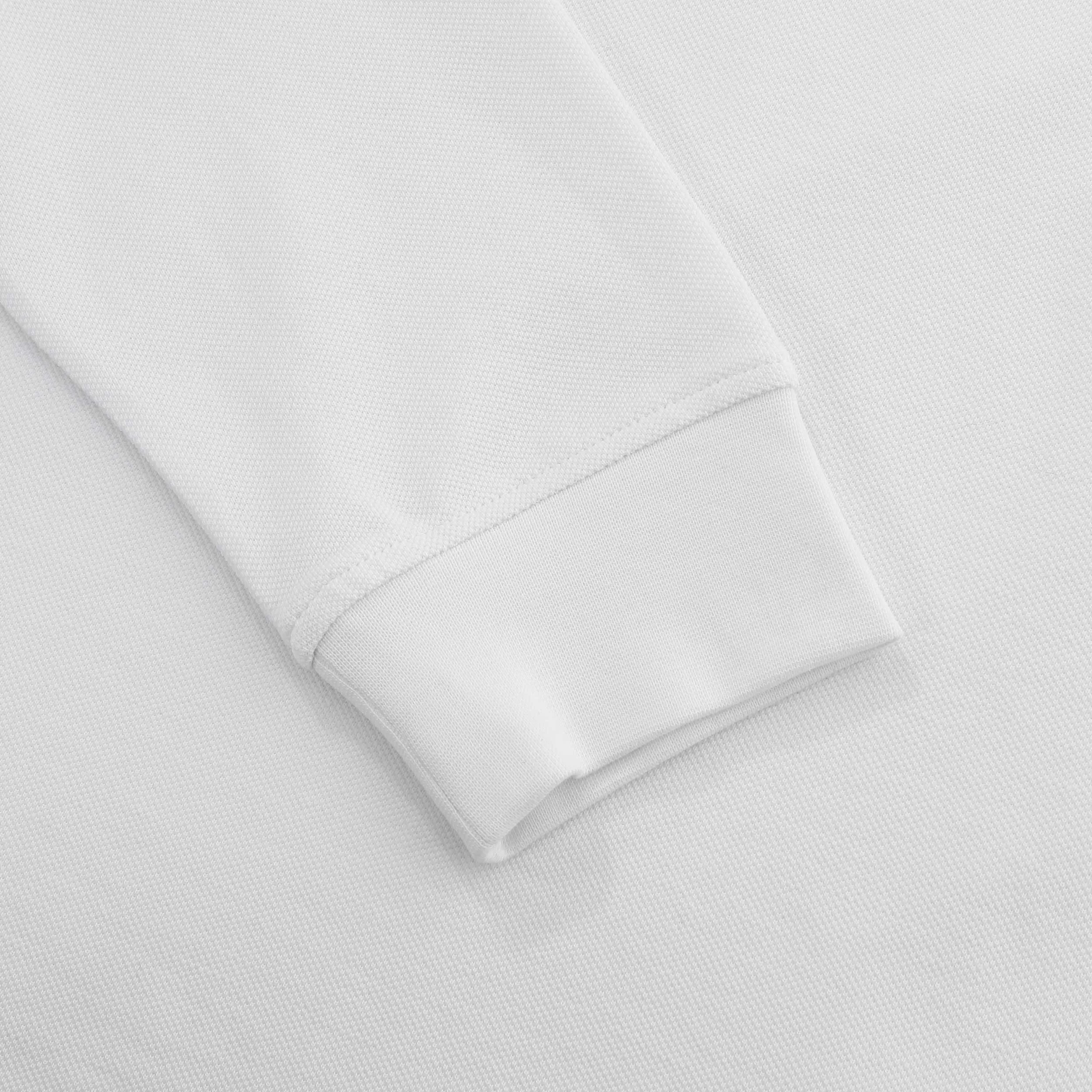 Belstaff Long Sleeve Polo Shirt in White