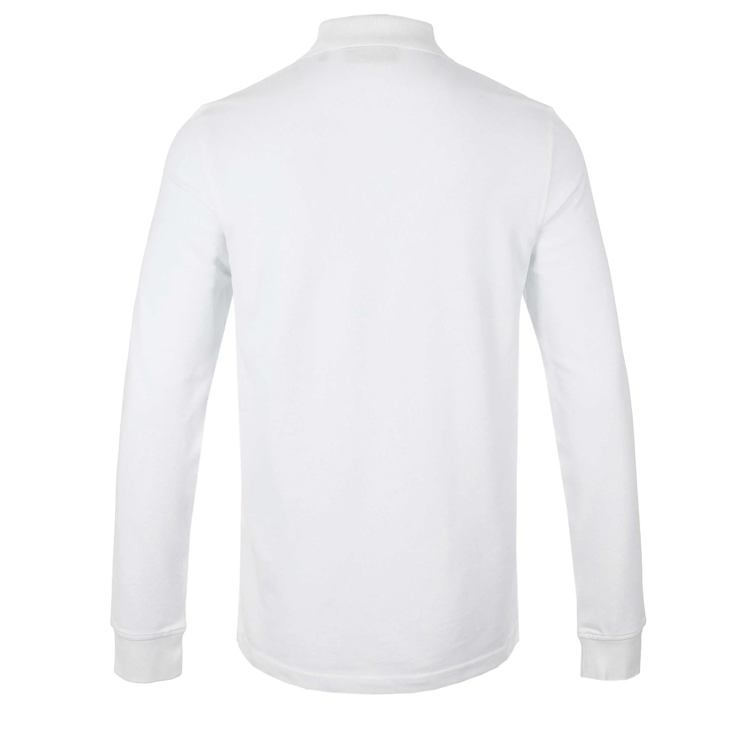 Belstaff Long Sleeve Polo Shirt in White