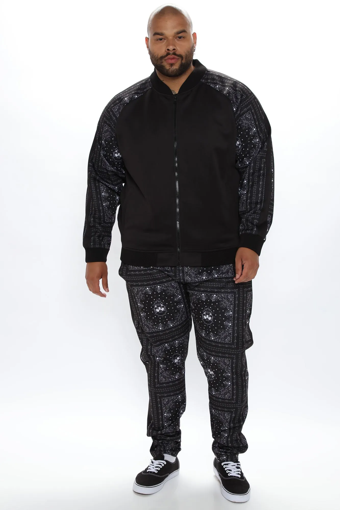 Benicio Track Pant - Black/White