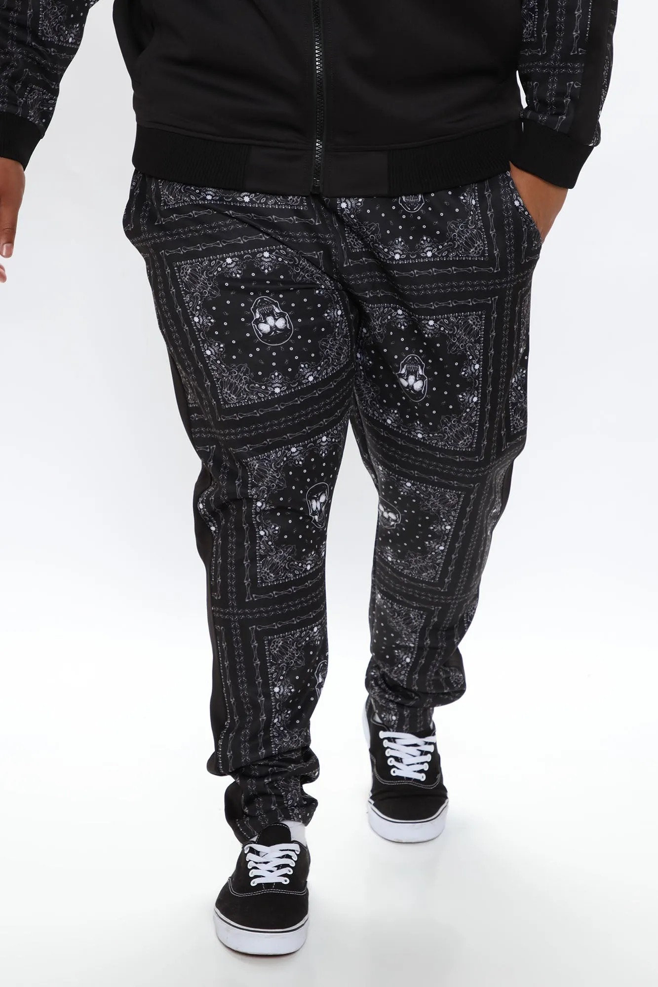 Benicio Track Pant - Black/White