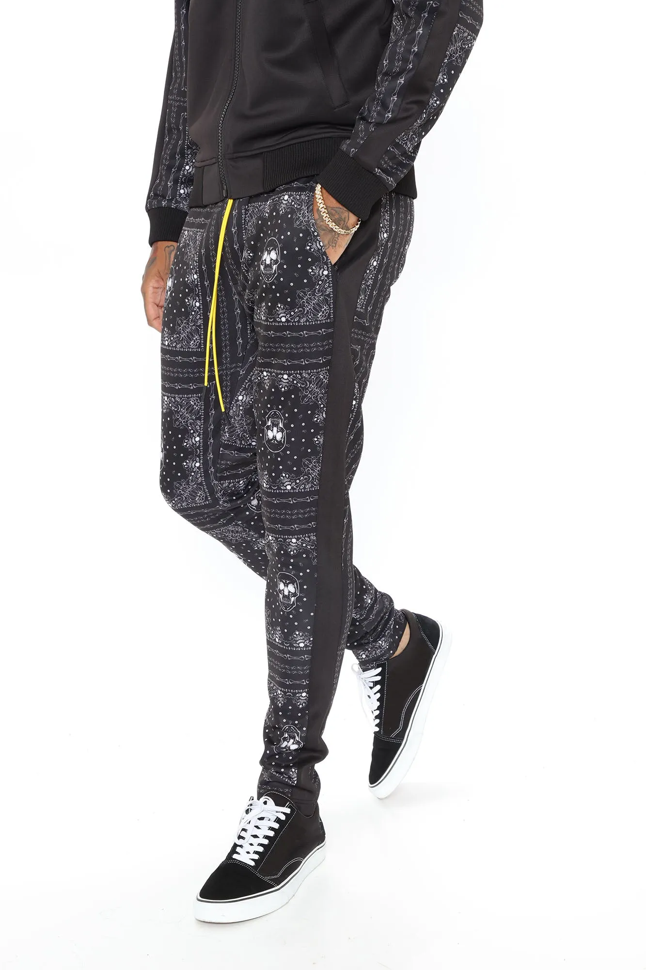 Benicio Track Pant - Black/White