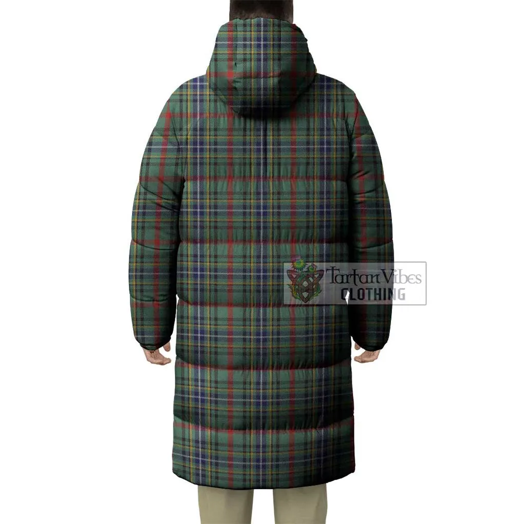 Bisset Tartan Long Down Jacket