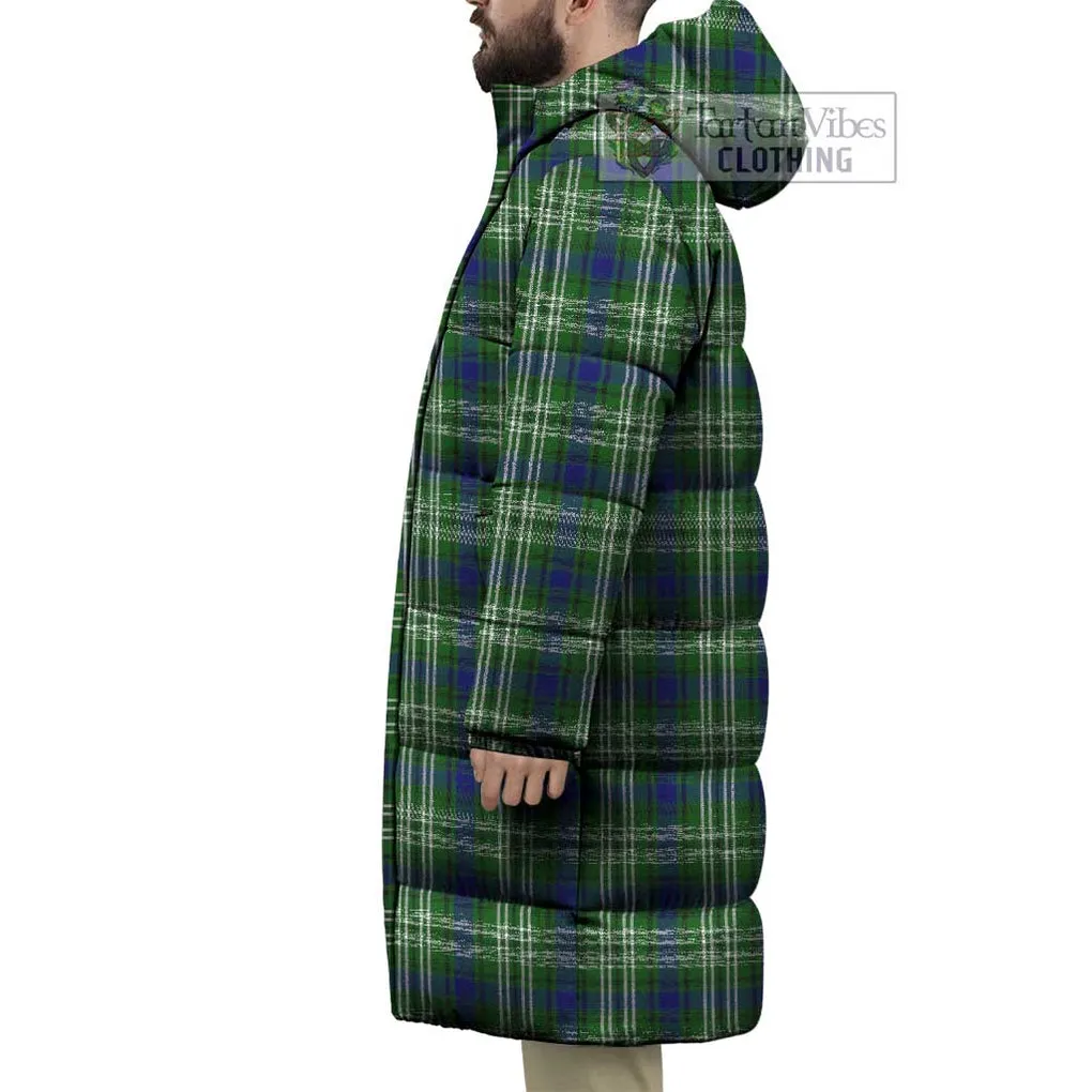 Blackadder Tartan Long Down Jacket