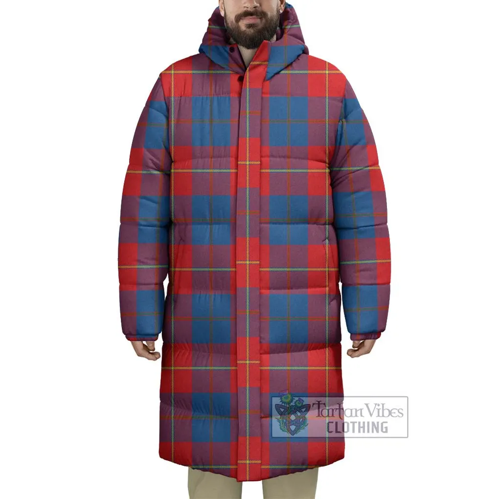 Blane Tartan Long Down Jacket