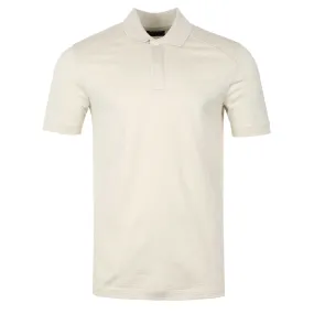 BOSS P Parlay 207 Polo Shirt in Open White