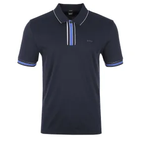 BOSS Parlay 185 Polo Shirt in Navy