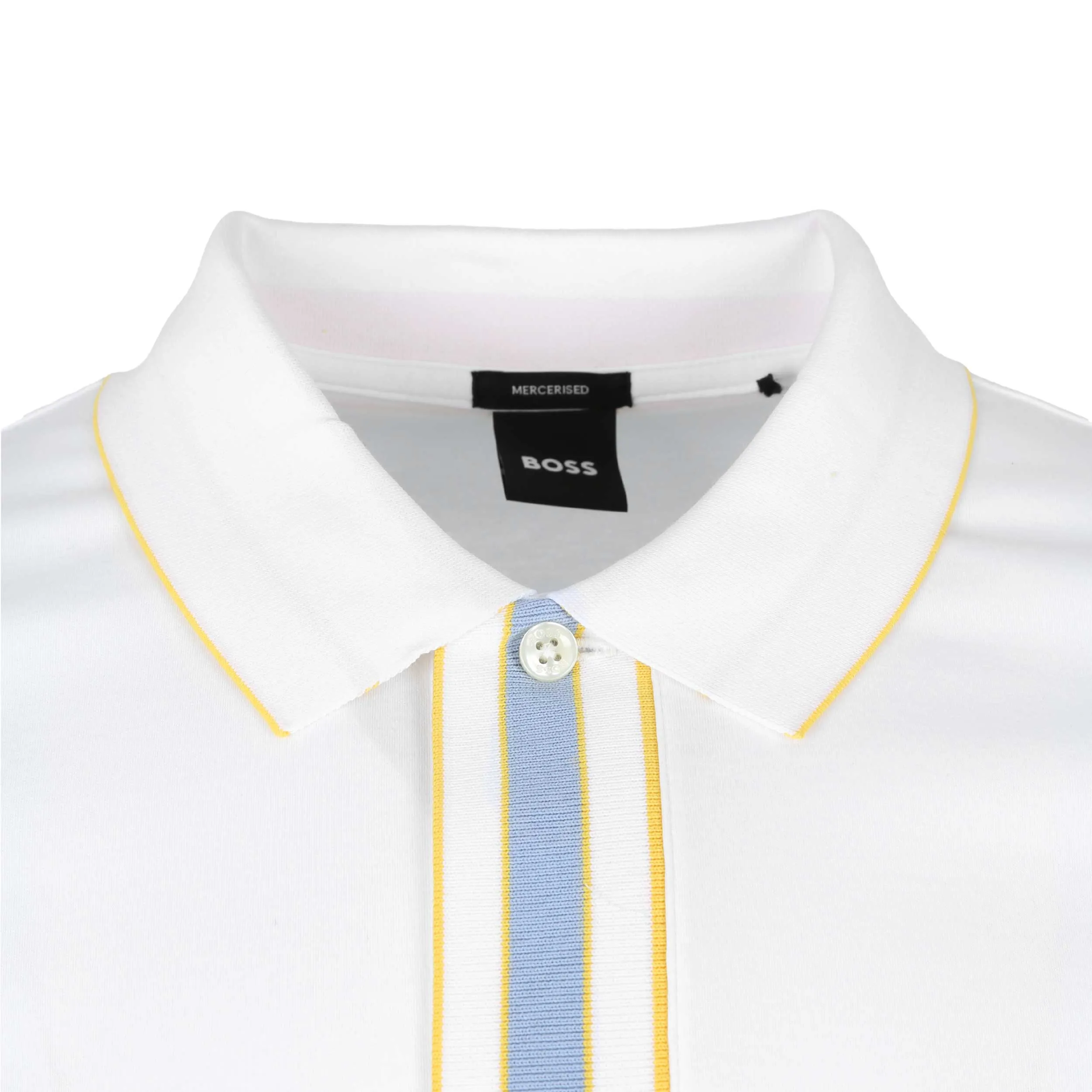 BOSS Parlay 185 Polo Shirt in White