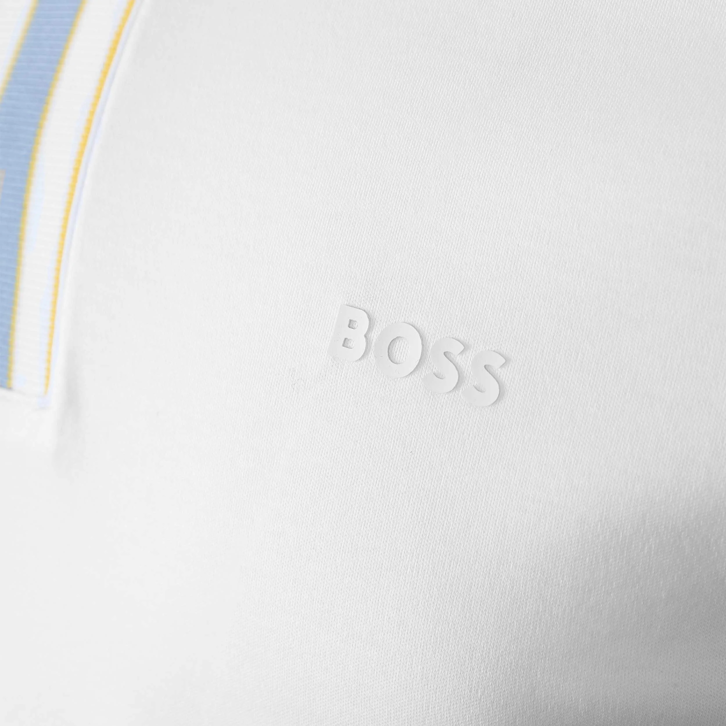 BOSS Parlay 185 Polo Shirt in White