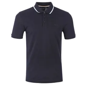 BOSS Parlay 190 Polo Shirt in Dark Blue