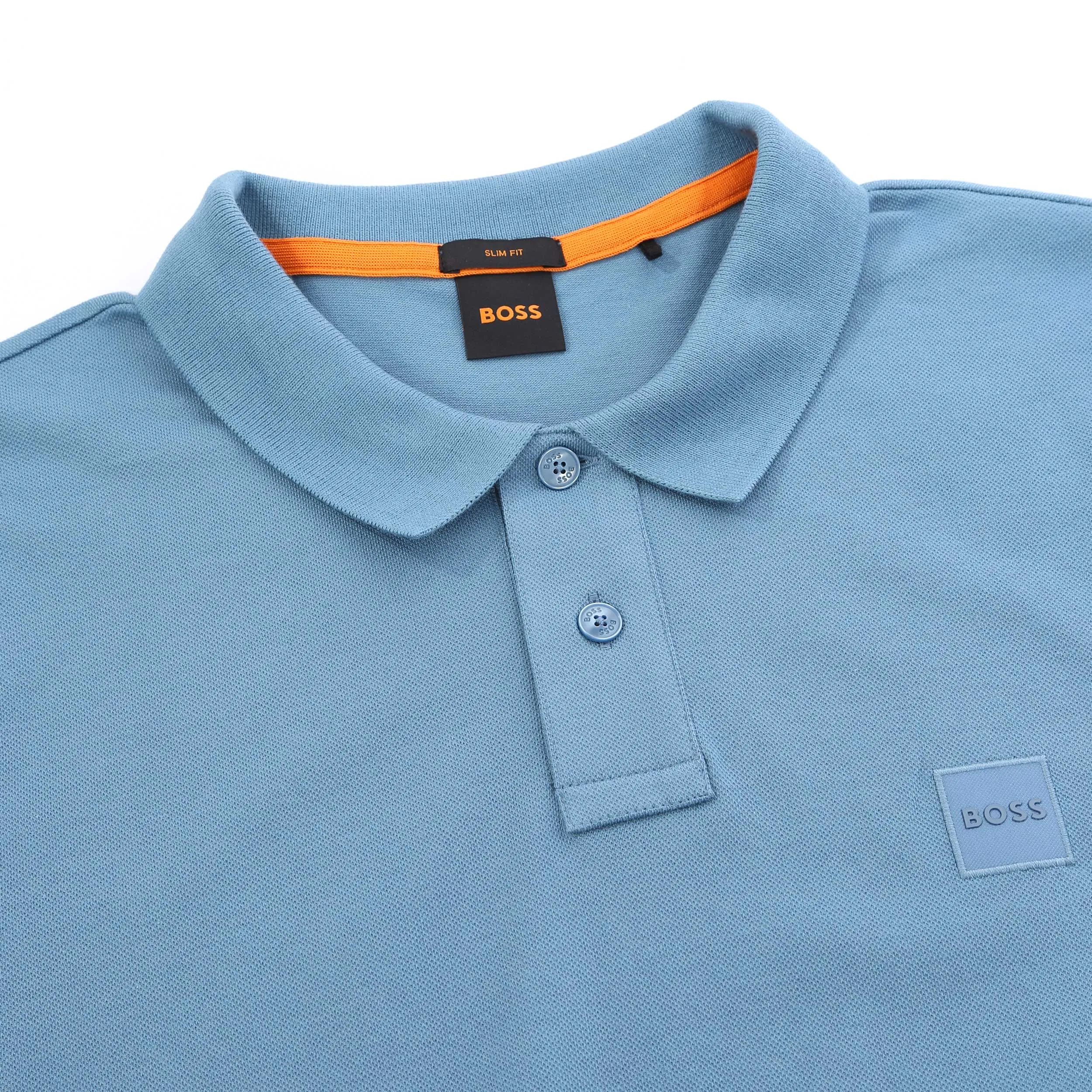 BOSS Passenger Polo Shirt in Open Blue