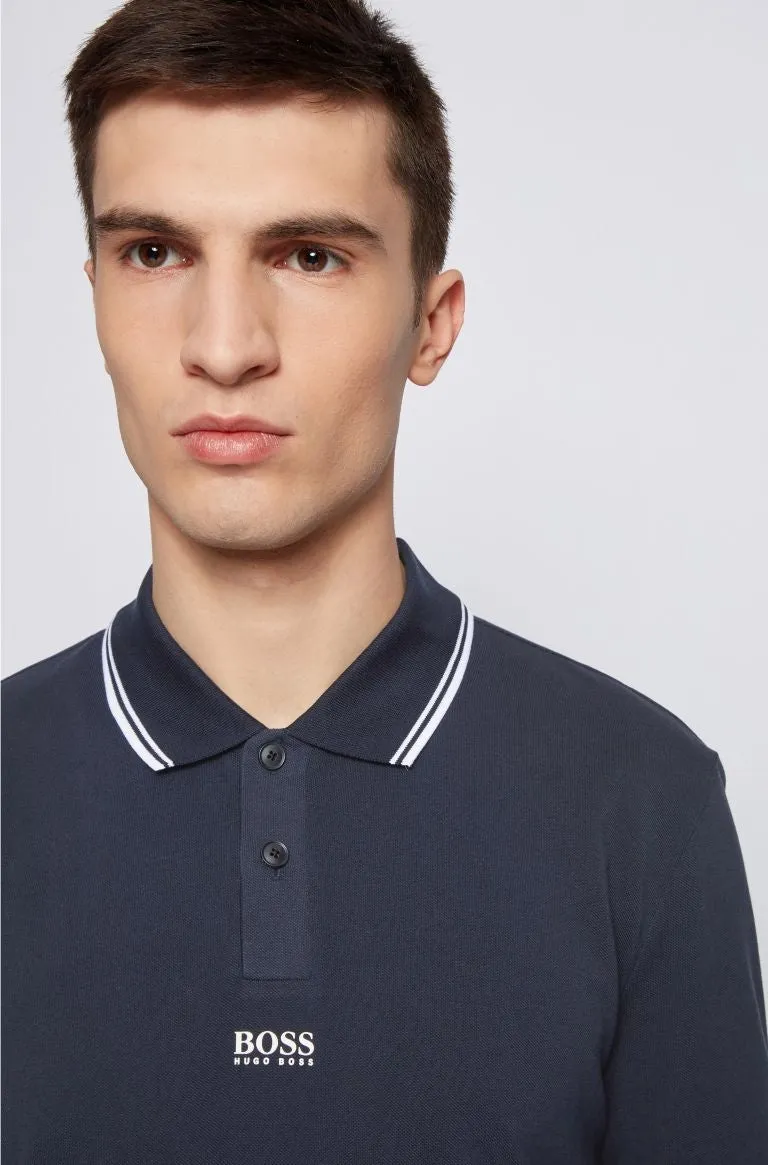 BOSS PChup Polo Shirt in Navy