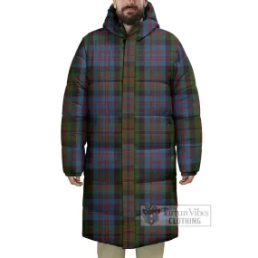 Bowie Tartan Long Down Jacket