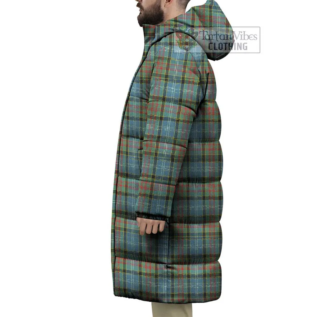 Brisbane Tartan Long Down Jacket