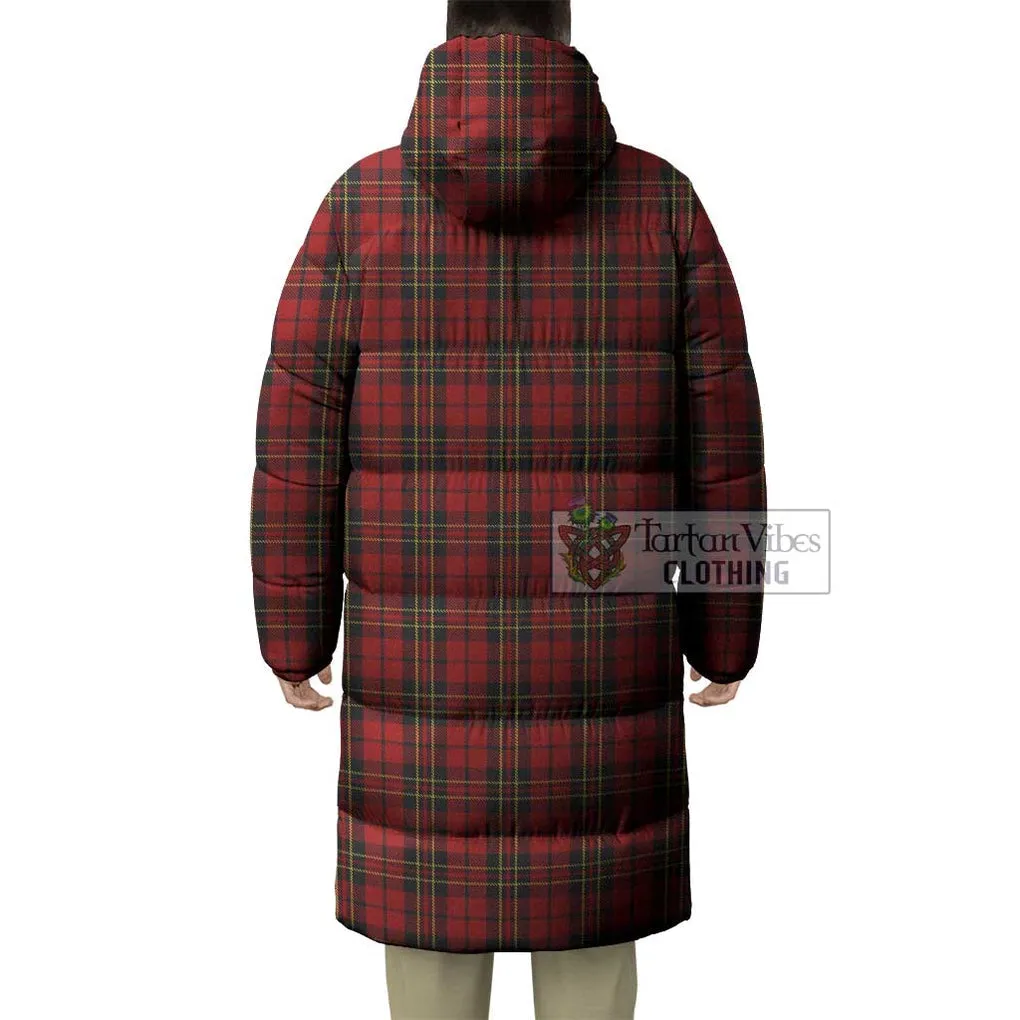 Brodie Tartan Long Down Jacket