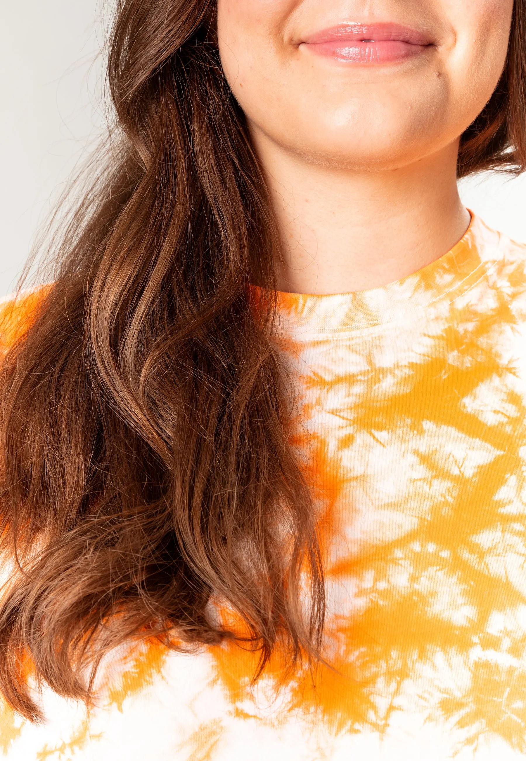 Brook Bright Orange Tie Dye T-shirt