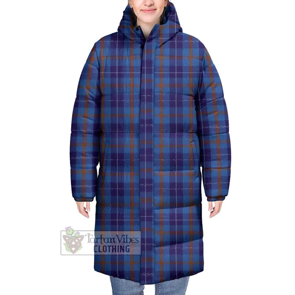 Bryson Tartan Long Down Jacket